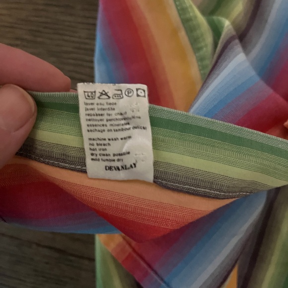 Lacoste Colorful Button Down Kids Shirt - Picture 7 of 7